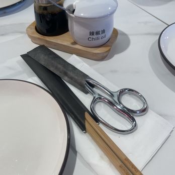 Noodle St - Chino - Love they give scissors to cut noodles! - Noodles Near Me - Chino, California Noodle St - Chino - Love they give scissors to cut noodles! - Noodles Near Me - Chino, California