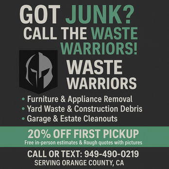 Waste Warriors Junk Removal - Junk Removal & Hauling Near Me Waste Warriors Junk Removal - Junk Removal & Hauling Near Me