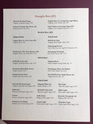 Menu photo 8 Fat Canary Williamsburg, VA Menu photo 8 Fat Canary Williamsburg, VA