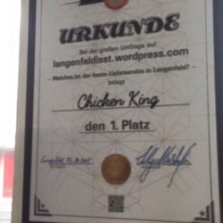Chicken King - Gewinner bei der "langenfeldisst" Umfrage