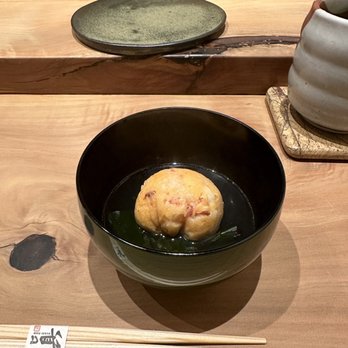 Sushi Shin - Lobster ball with mountain yam in dashi - Sushi Bars Near Me - Redwood City, California Sushi Shin - Lobster ball with mountain yam in dashi - Sushi Bars Near Me - Redwood City, California