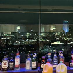 360 Steakhouse - View of downtown Omaha over the bar