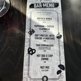 Food menu