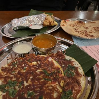 Chai Pani - Paneer and tomato uttapam, naan, paneer tika thali - Indian Near Me - Asheville, North Carolina Chai Pani - Paneer and tomato uttapam, naan, paneer tika thali - Indian Near Me - Asheville, North Carolina