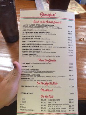 Menu photo 6 Lucy's Cafe North El Paso, TX
