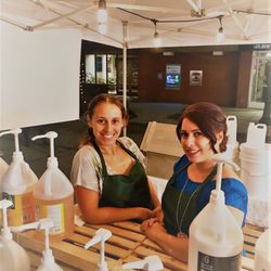 Owners Andrea and Tanya at the Monrovia Street Fair