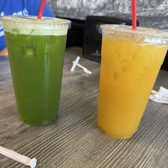 The Taco Boss - Agua Fresca's Apple/Spinach and Mango/Orange perfect pairings - Tacos Near Me - Orange, California The Taco Boss - Agua Fresca's Apple/Spinach and Mango/Orange perfect pairings - Tacos Near Me - Orange, California