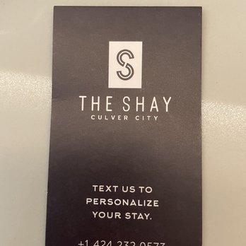 The Shay Hotel - Awesome text service with hotel staff. Super efficient. - Hotels Near Me - Culver City, California The Shay Hotel - Awesome text service with hotel staff. Super efficient. - Hotels Near Me - Culver City, California