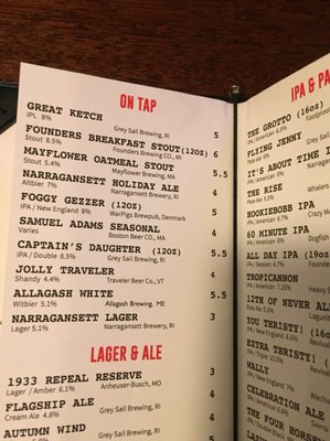 Menu photo 8 Black Duck Tavern East Providence, RI