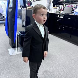 President Tuxedo of Warren - My son with his tuxedo