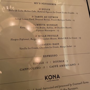 Hy's Steak House - Menu - Steakhouses Near Me - Honolulu, Hawaii Hy's Steak House - Menu - Steakhouses Near Me - Honolulu, Hawaii