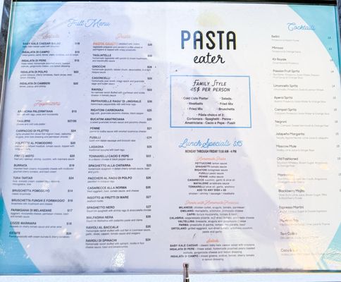 Menu photo 7 Pasta Eater New York, NY Menu photo 7 Pasta Eater New York, NY
