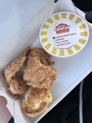 Photo of Krispy Krunchy Chicken - Santa Ana, CA, US. a box of fried chicken