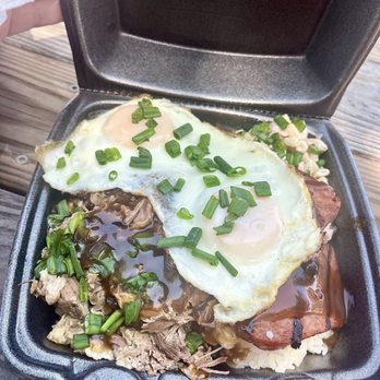 Pacific Flame Island Grill - Mean Moco XXL (this is easily 2-3 portions of food, well worth it) - Hawaiian Near Me - Austin TX, Texas