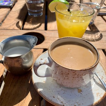 Tiburon Tavern - Coffee for me and a Screwdriver for the hubby. Weather was perfect. - Breakfast & Brunch Near Me - Tiburon, California Tiburon Tavern - Coffee for me and a Screwdriver for the hubby. Weather was perfect. - Breakfast & Brunch Near Me - Tiburon, California