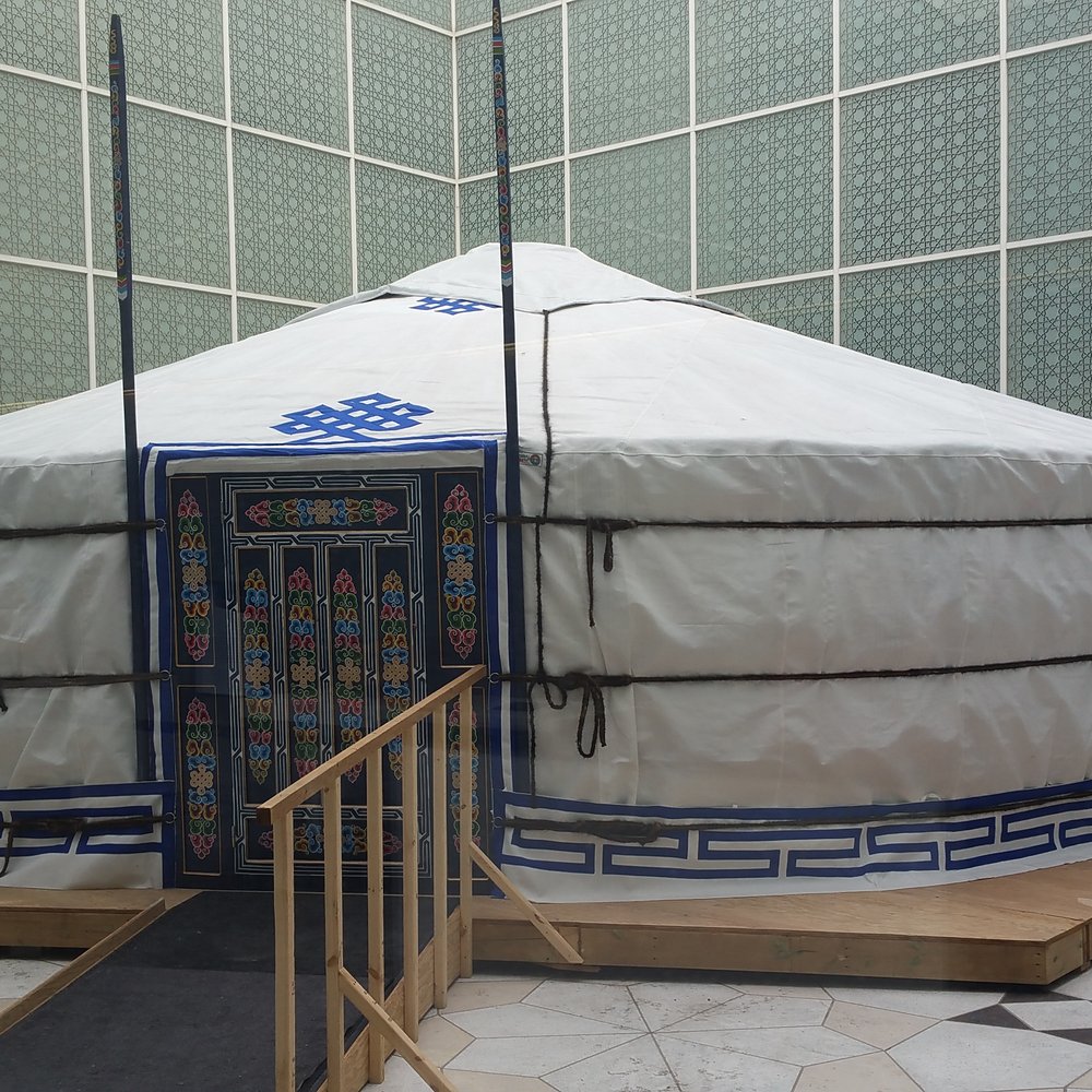 The Aga Khan Museum - Mongolian yurt (tent) which symbolizes the centre of the universe. - Museums Near Me - Toronto, Ontario The Aga Khan Museum - Mongolian yurt (tent) which symbolizes the centre of the universe. - Museums Near Me - Toronto, Ontario