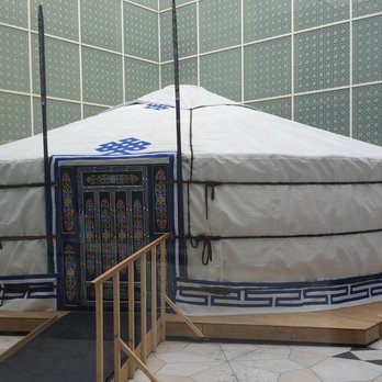 The Aga Khan Museum - Mongolian yurt (tent) which symbolizes the centre of the universe. - Museums Near Me - Toronto, Ontario The Aga Khan Museum - Mongolian yurt (tent) which symbolizes the centre of the universe. - Museums Near Me - Toronto, Ontario