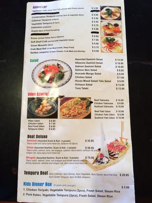 Menu photo 7 Ninja Sushi Apple Valley, CA
