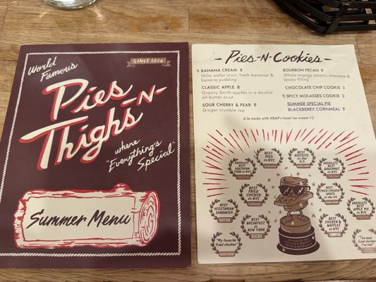 Menu photo 3 Pies 'n' Thighs Brooklyn, NY Menu photo 3 Pies 'n' Thighs Brooklyn, NY
