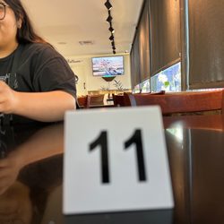Habachihana Grill - Waiting for our food!