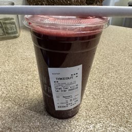 Recovery- beet juice ginger celery kale and orange