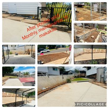 Jay Landscaping - After photos for monthly yard maintenance @ makakilo - Landscaping Near Me