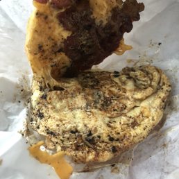 allegedly a bacon egg and cheese biscuit