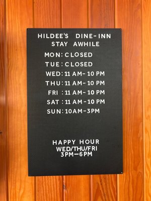 Menu photo 3 Hildee's Dine-Inn Wimberley, TX Menu photo 3 Hildee's Dine-Inn Wimberley, TX