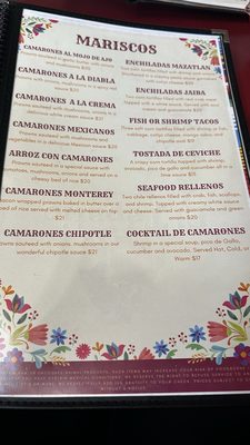 Menu photo 6 El Tapatio Authentic Mexican Restaurant Rainier, OR