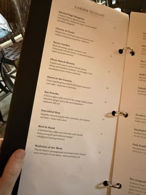 Menu photo 2 Secreto Lounge Santa Fe, NM