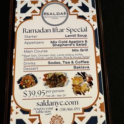 Salda Mediterranean Turkish Cuisine