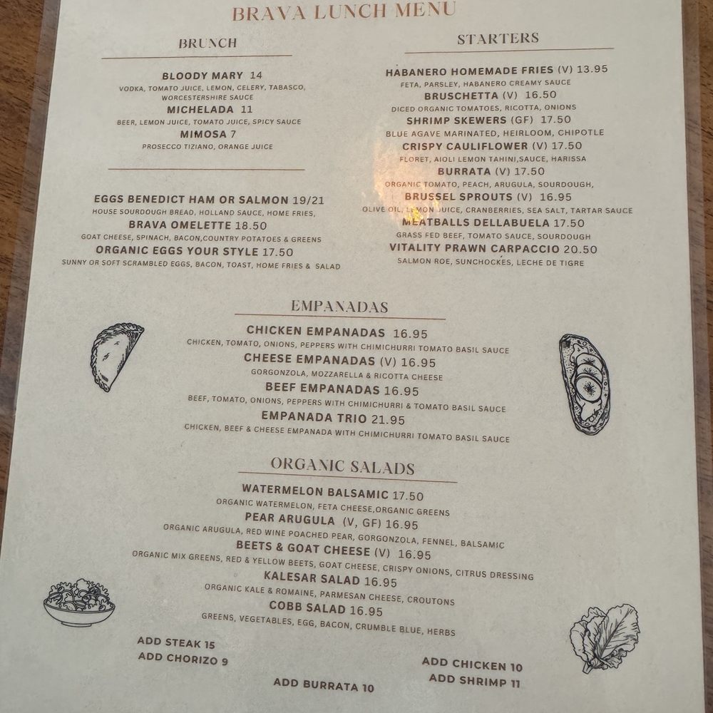 Brava Garden Eatery - Menu - Wine Bars Near Me - Pleasanton, California Brava Garden Eatery - Menu - Wine Bars Near Me - Pleasanton, California