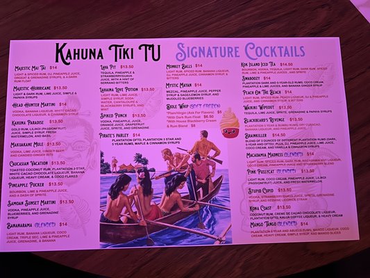 Menu photo 6 Kahuna Tiki Tu Valley Village, CA Menu photo 6 Kahuna Tiki Tu Valley Village, CA