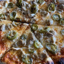 Sausage jalapeño pizza Sausage jalapeño pizza