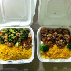 China Wok - Chicken & Broccoli and Sesame Chicken