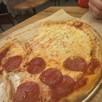 Blaze Pizza - Half pep half cheese - Pizza Near Me - Scarborough, Maine