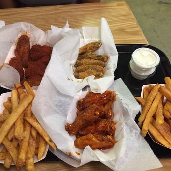 Wing City - Cajun, lemon pepper, and hot wings with fries. - Chicken Wings Near Me - Garland, Texas Wing City - Cajun, lemon pepper, and hot wings with fries. - Chicken Wings Near Me - Garland, Texas