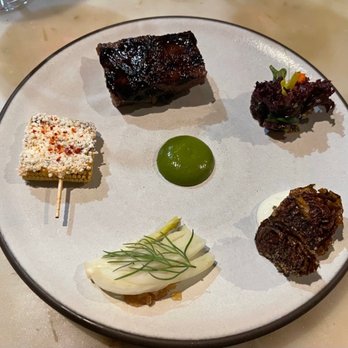 Kochi - Flat iron steak and accompaniments. The steak was like the best Kalbi you've ever had. - Korean Near Me - New York, New York Kochi - Flat iron steak and accompaniments. The steak was like the best Kalbi you've ever had. - Korean Near Me - New York, New York