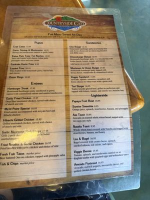 Menu photo 1 Countryside Cafe Waianae, HI