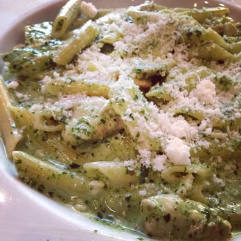Tomatina - Creamy pesto penne with chicken - Italian Near Me - Alameda, California Tomatina - Creamy pesto penne with chicken - Italian Near Me - Alameda, California