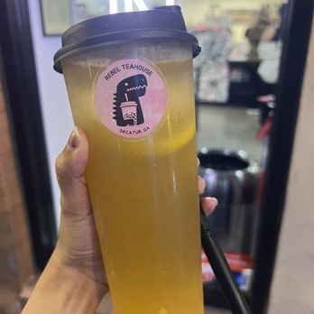 Rebel Teahouse - Passion Fruit Green Fruit Tea - Bubble Tea Near Me - Decatur, Georgia Rebel Teahouse - Passion Fruit Green Fruit Tea - Bubble Tea Near Me - Decatur, Georgia