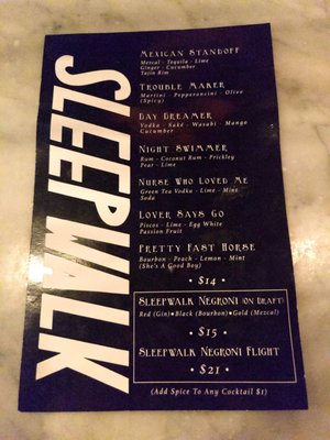 Menu photo 8 Sleepwalk Brooklyn, NY