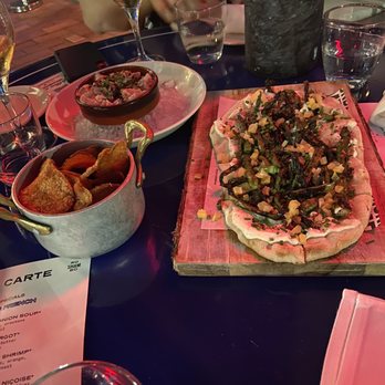 Rochambeau - Asparagus Tarte Flambe - French Near Me - Boston, Massachusetts