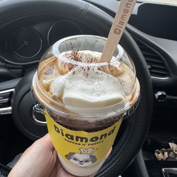 Diamond Coffee N’ Pastry - open top for einspanner - love that - Desserts Near Me - San Francisco, California