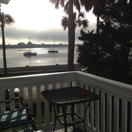 View from private balcony in the Victoria