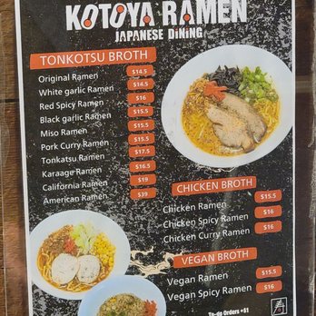 Kotoya Ramen - Ramen Near Me - Los Angeles, California Kotoya Ramen - Ramen Near Me - Los Angeles, California