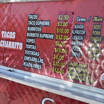 Menu photo 1 Tacos El Charrito Lodi, CA Menu photo 1 Tacos El Charrito Lodi, CA