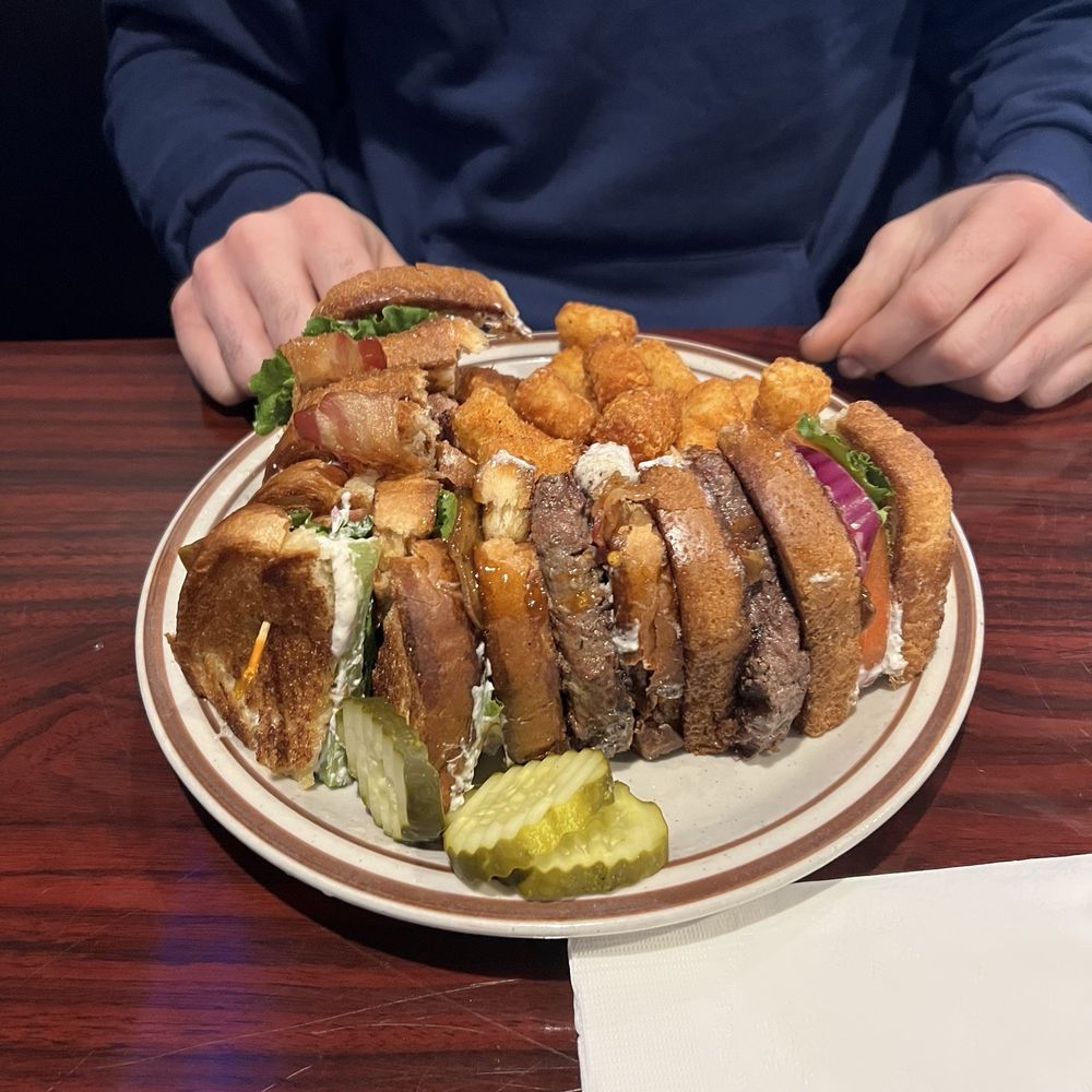The appropriately named burger "the 911 burger "