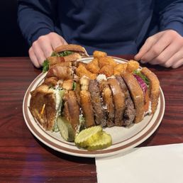 The appropriately named burger "the 911 burger "