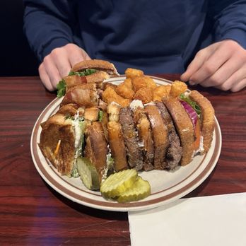 Guston's Grille - The appropriately named burger "the 911 burger " - Sports Bars Near Me - Acworth, Georgia Guston's Grille - The appropriately named burger "the 911 burger " - Sports Bars Near Me - Acworth, Georgia